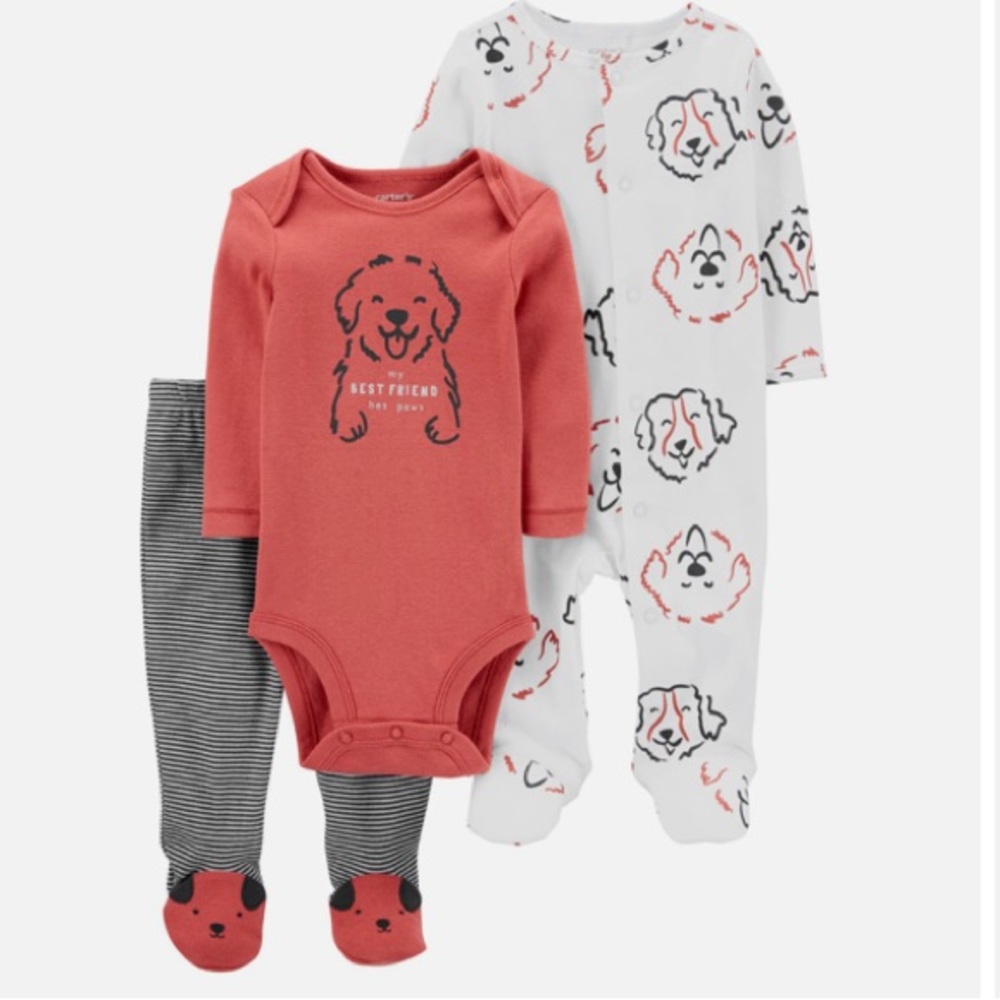 “My best friend has paws” Matching Set. 9m 🐶 🐾